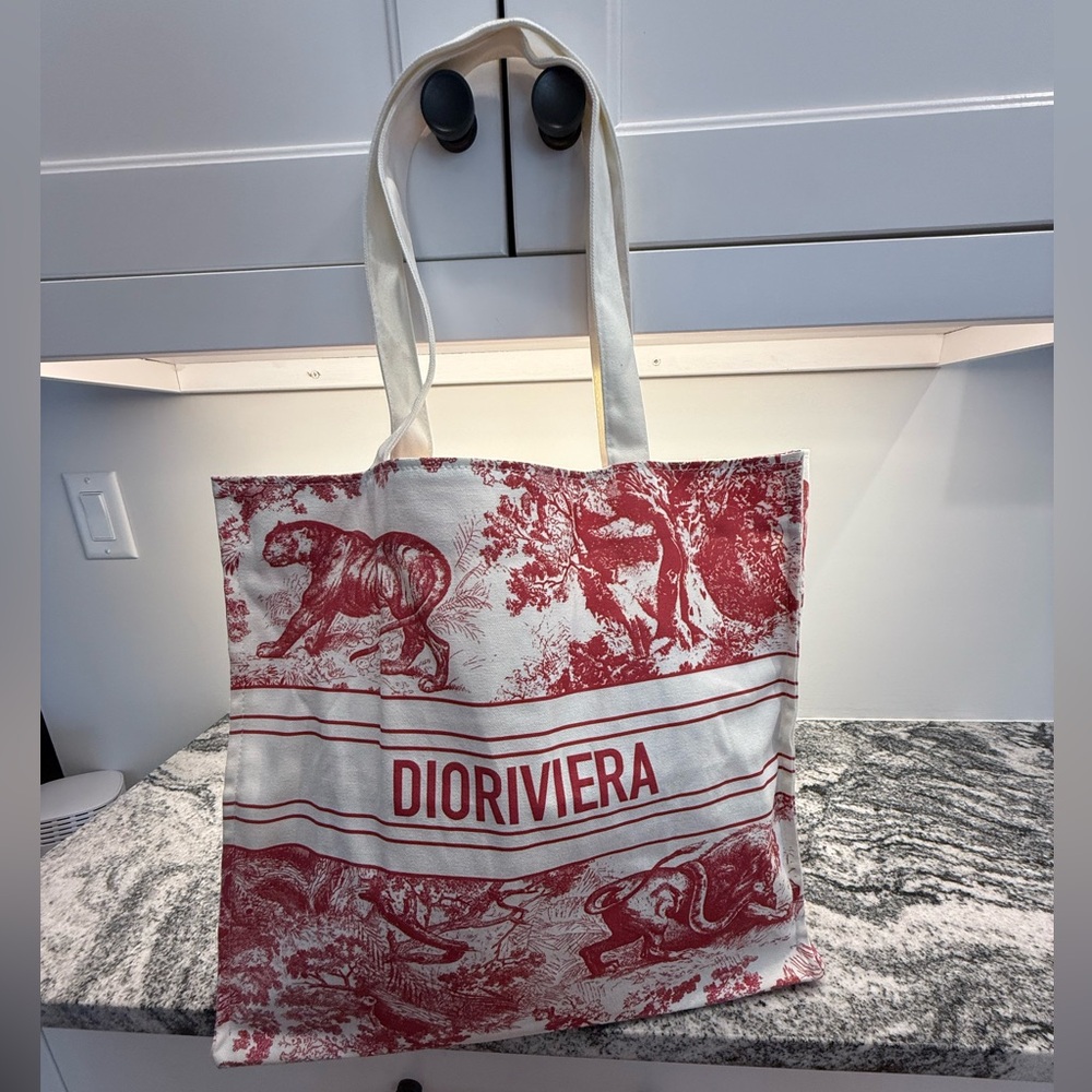 DIOR RIVIERA GWP VIP STRAW TOTE BAG - Picture 4 of 7